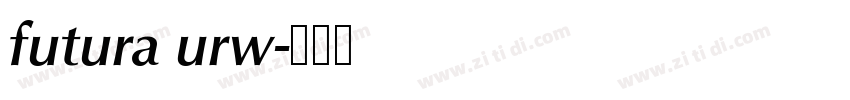 futura urw字体转换